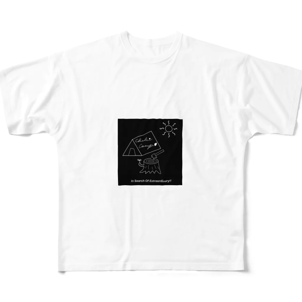 チャビキャンプ🍖のChabicamp（チャビキャンプ） フルグラフィックTシャツ