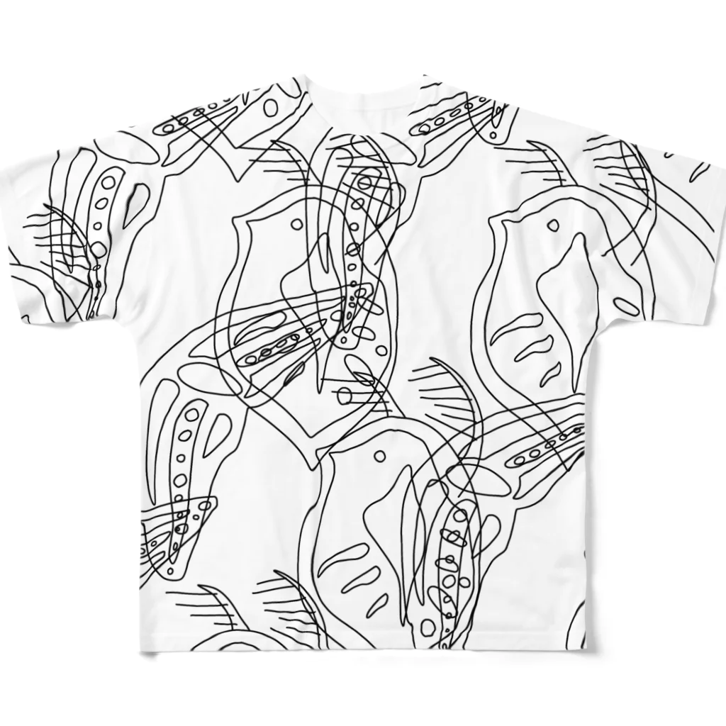 mendakoshopの微生物 All-Over Print T-Shirt