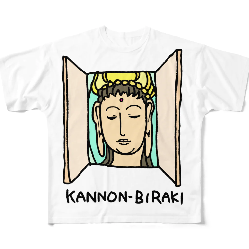 モリシタミカのKANNON-BIRAKI All-Over Print T-Shirt