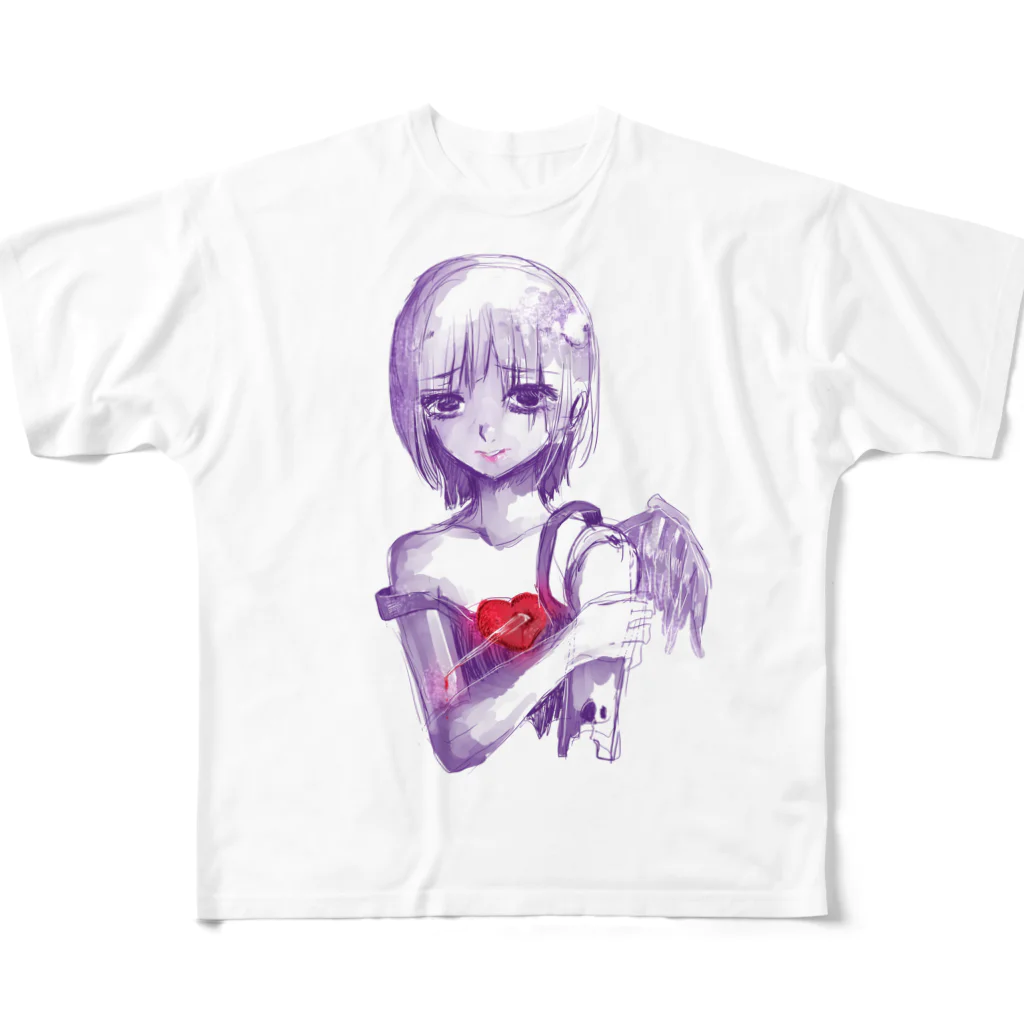 Yukinuiの哀願ドール-Hibari- フルグラフィックTシャツ