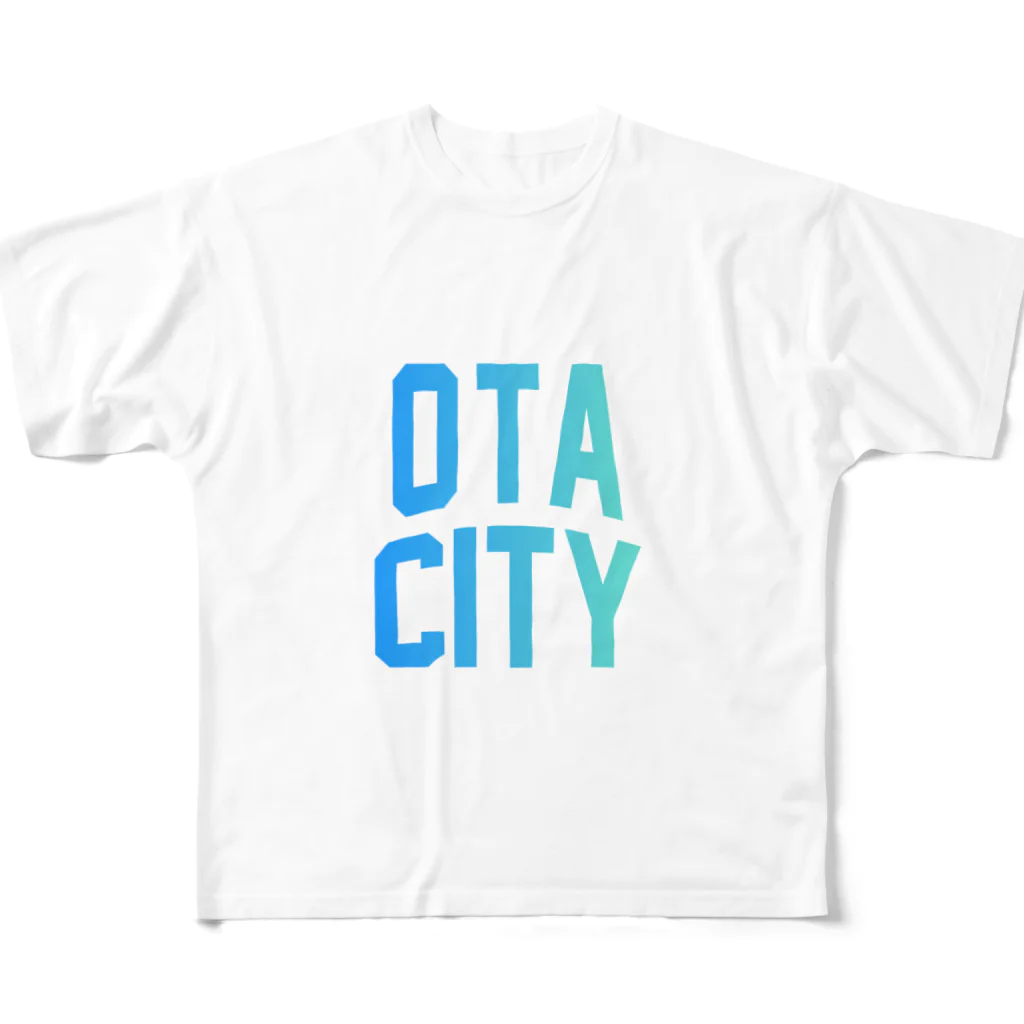 JIMOTOE Wear Local Japanの太田市 OTA CITY All-Over Print T-Shirt