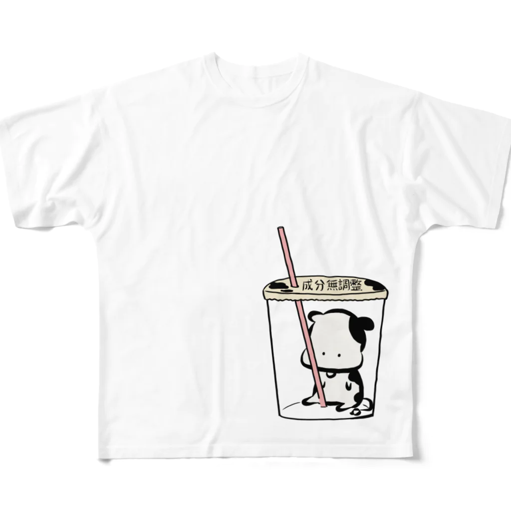 たえころりんの無調整うし All-Over Print T-Shirt