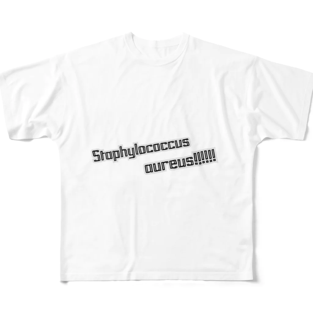 かんちゃんストロングスタイルのStaphylococcus aureus!!! All-Over Print T-Shirt