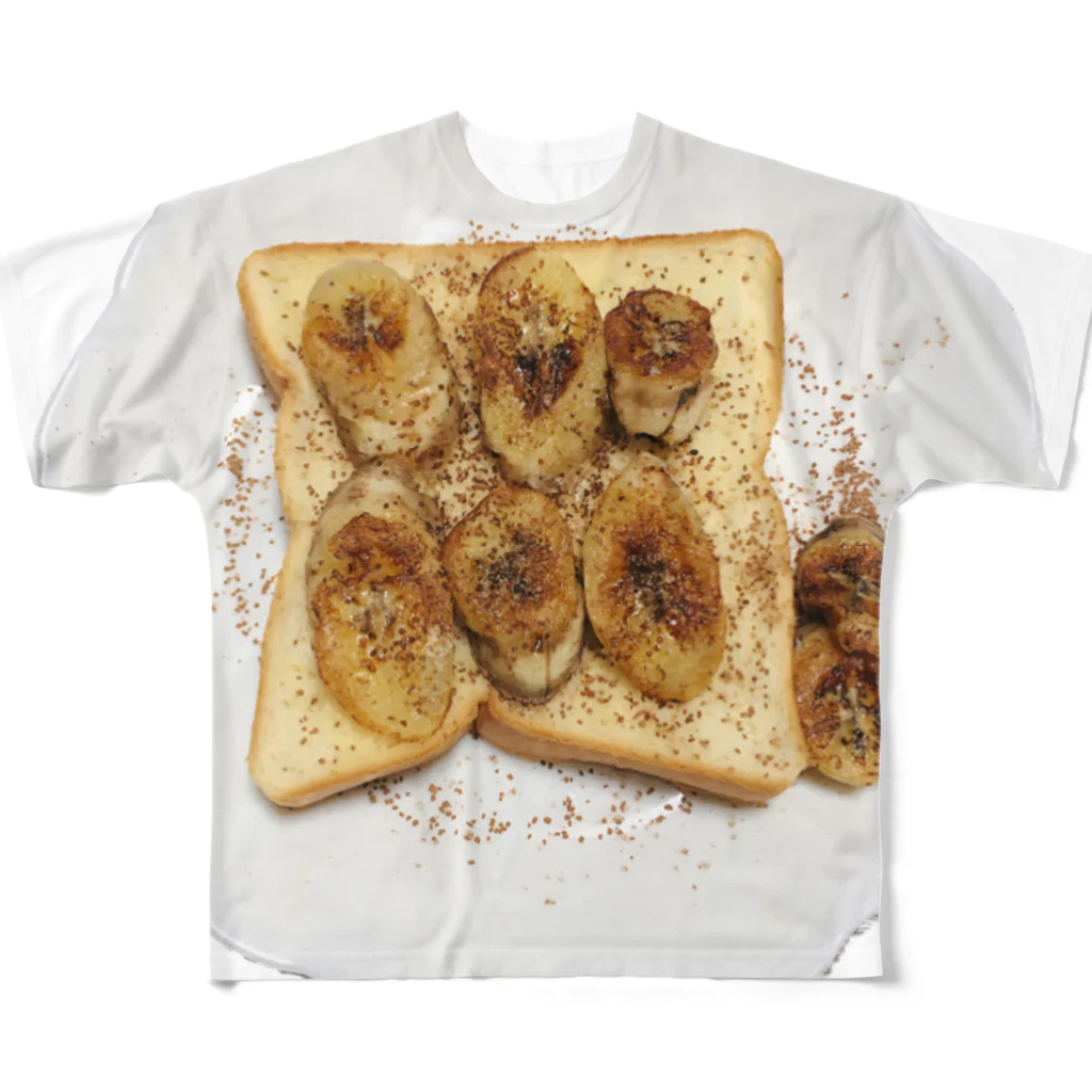 オンガクスグッズショップのふりふり焼きバナナ🍌 Ongakus photo goods フルグラフィックTシャツ