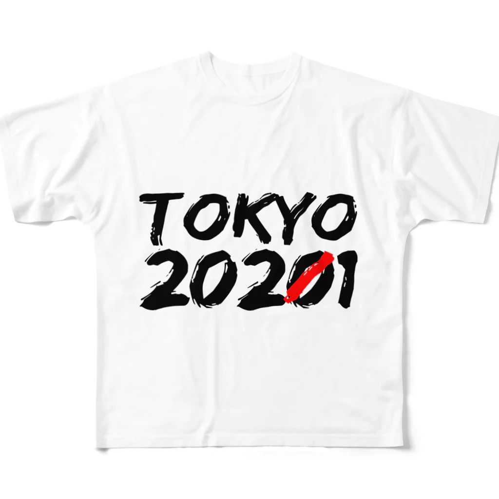 ilovetokyo.jpのTokyo202Ø1 フルグラフィックTシャツ