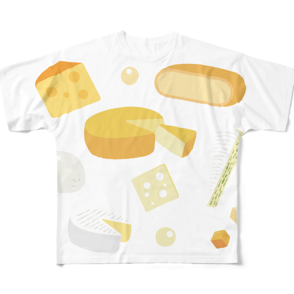 ヤモリのチーズ All-Over Print T-Shirt