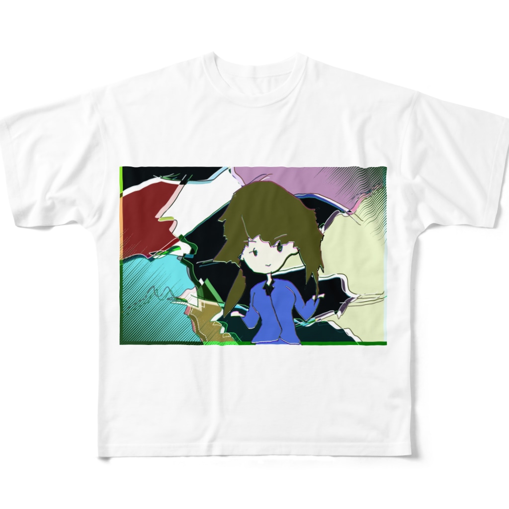 水草の芸術的なガール２ All-Over Print T-Shirt
