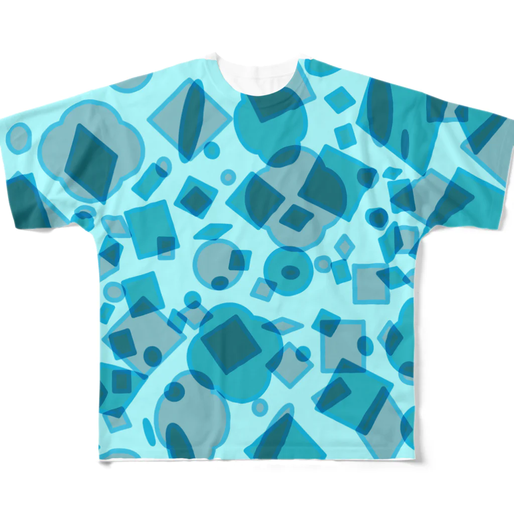 イワサキのキラキラ All-Over Print T-Shirt