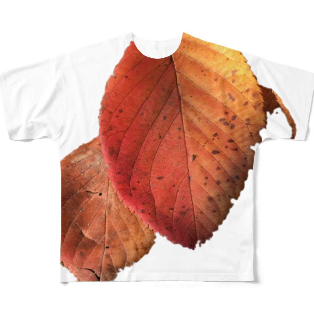 オンガクスグッズショップの落ち葉拾てん🍁 Ongakus photo goods All-Over Print T-Shirt