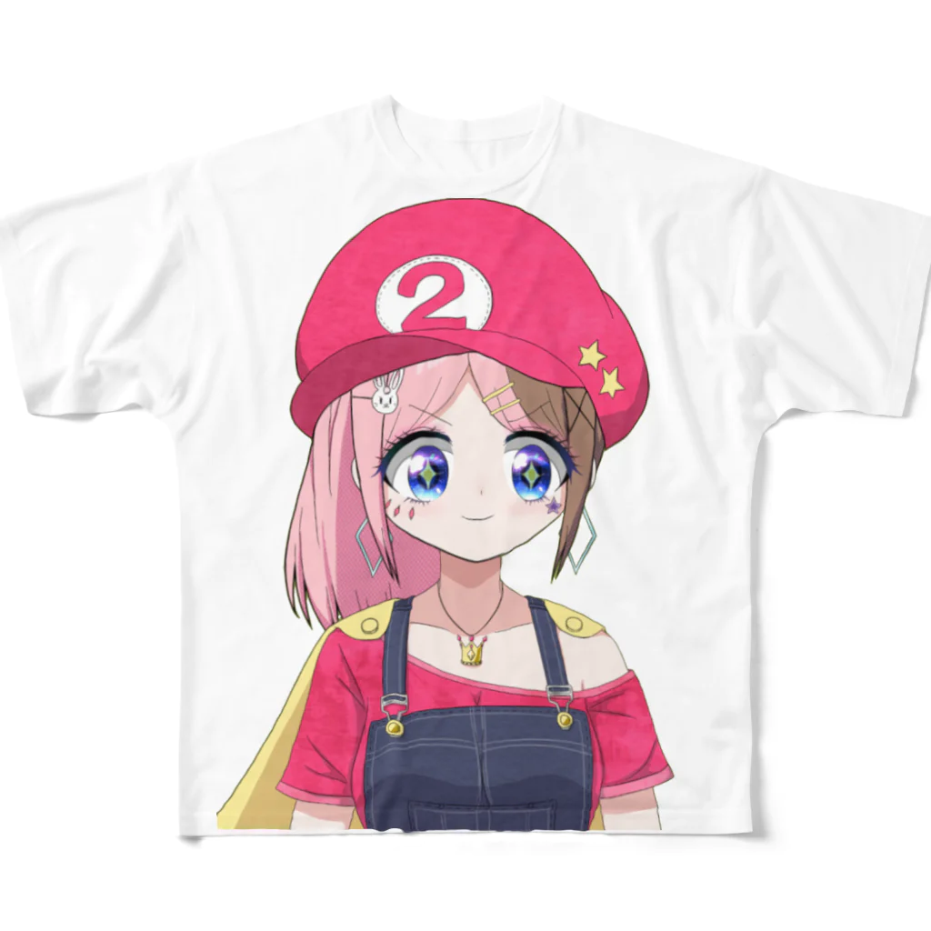 テレみ🎮VTuber✨アソビ大全RTA🎲のテレみT フルグラフィックTシャツ