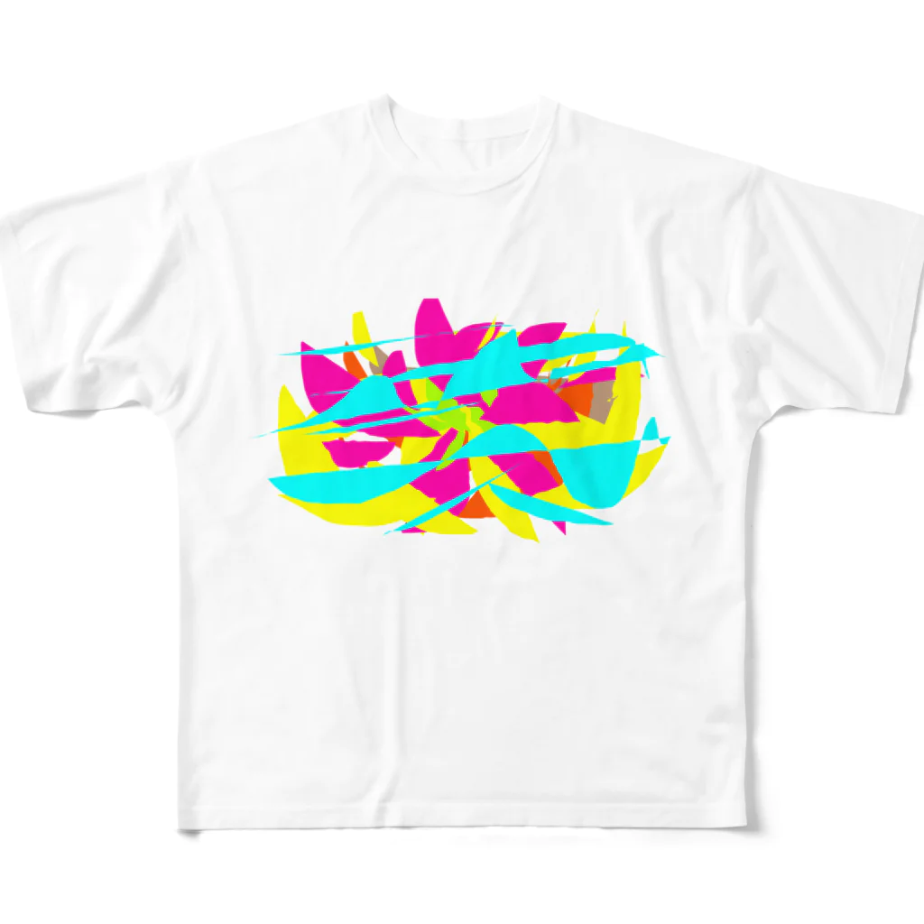reko1213の彩り フルグラフィックTシャツ