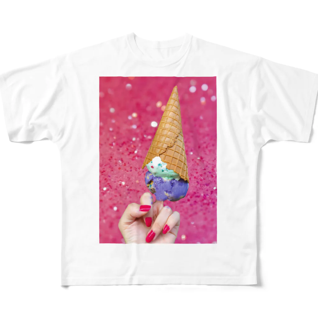 高橋あやなのI scream xxxx All-Over Print T-Shirt