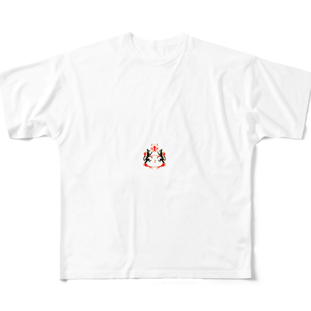 教祖ぽむ®のTiAmo-RED フルグラフィックTシャツ