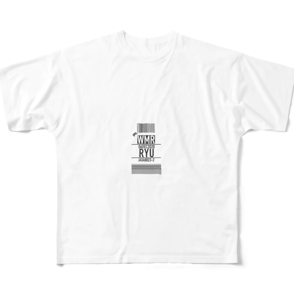 COMARIのはやぶさ2 リュウグウ→ウーメラ All-Over Print T-Shirt