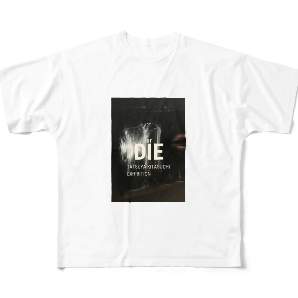 YA-BUY7のART or DIE フルグラフィックTシャツ