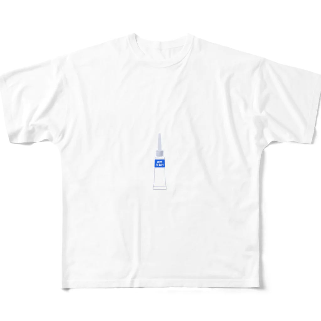 アクセルスタイルの接着剤 All-Over Print T-Shirt