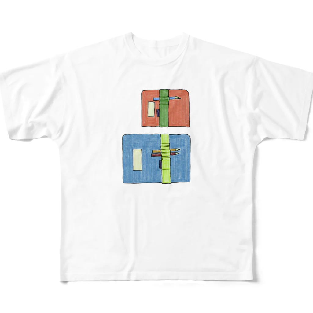 NowHereの2冊のノート All-Over Print T-Shirt