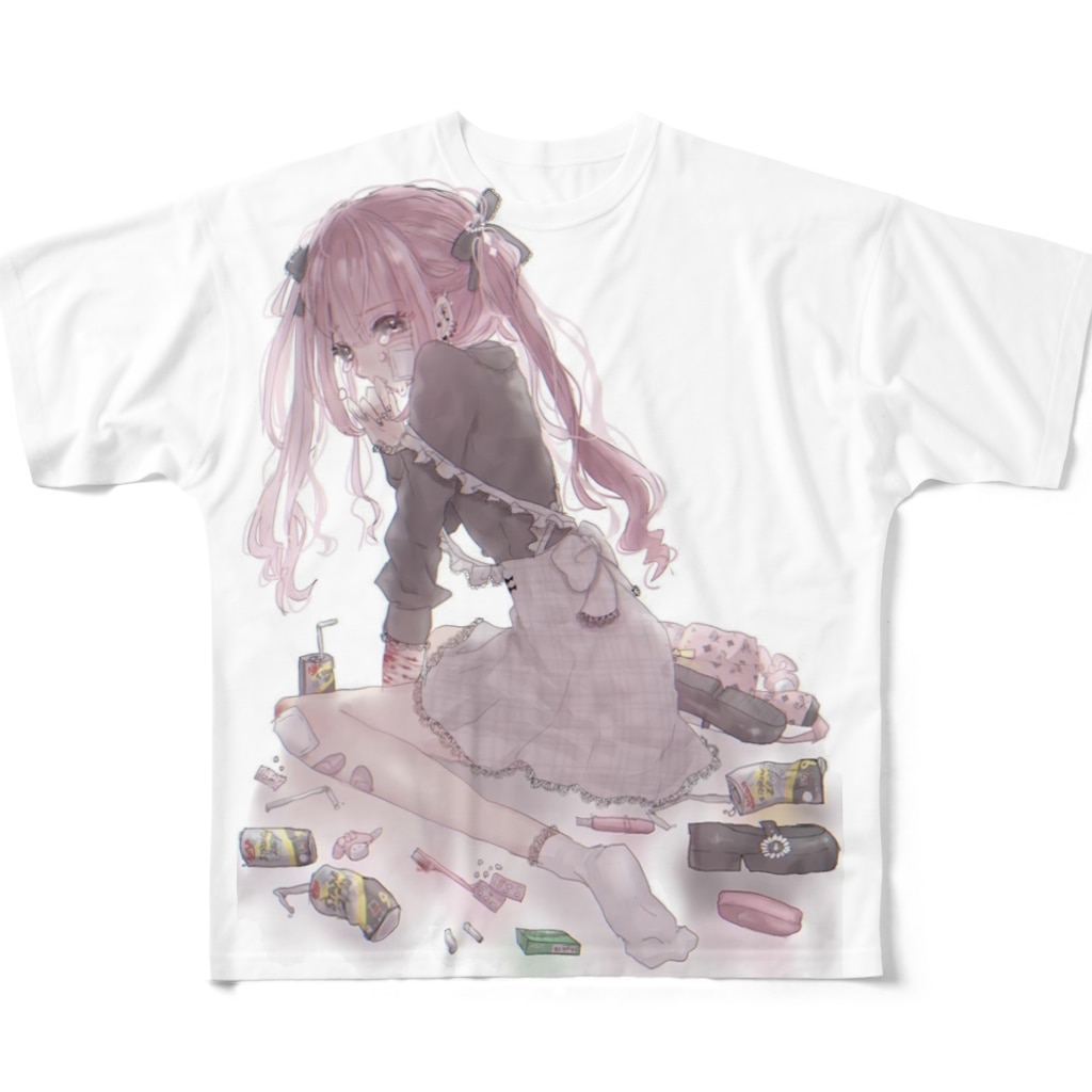 心中の地雷爆発 All-Over Print T-Shirt