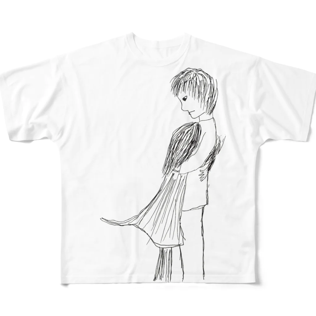 時計(&friends)のdear フルグラフィックTシャツ