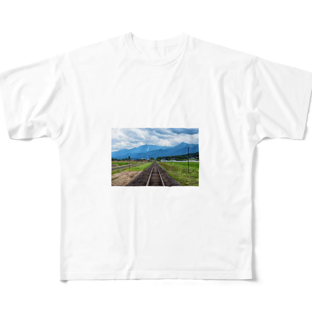 SAKURA スタイルのJR富良野線 All-Over Print T-Shirt