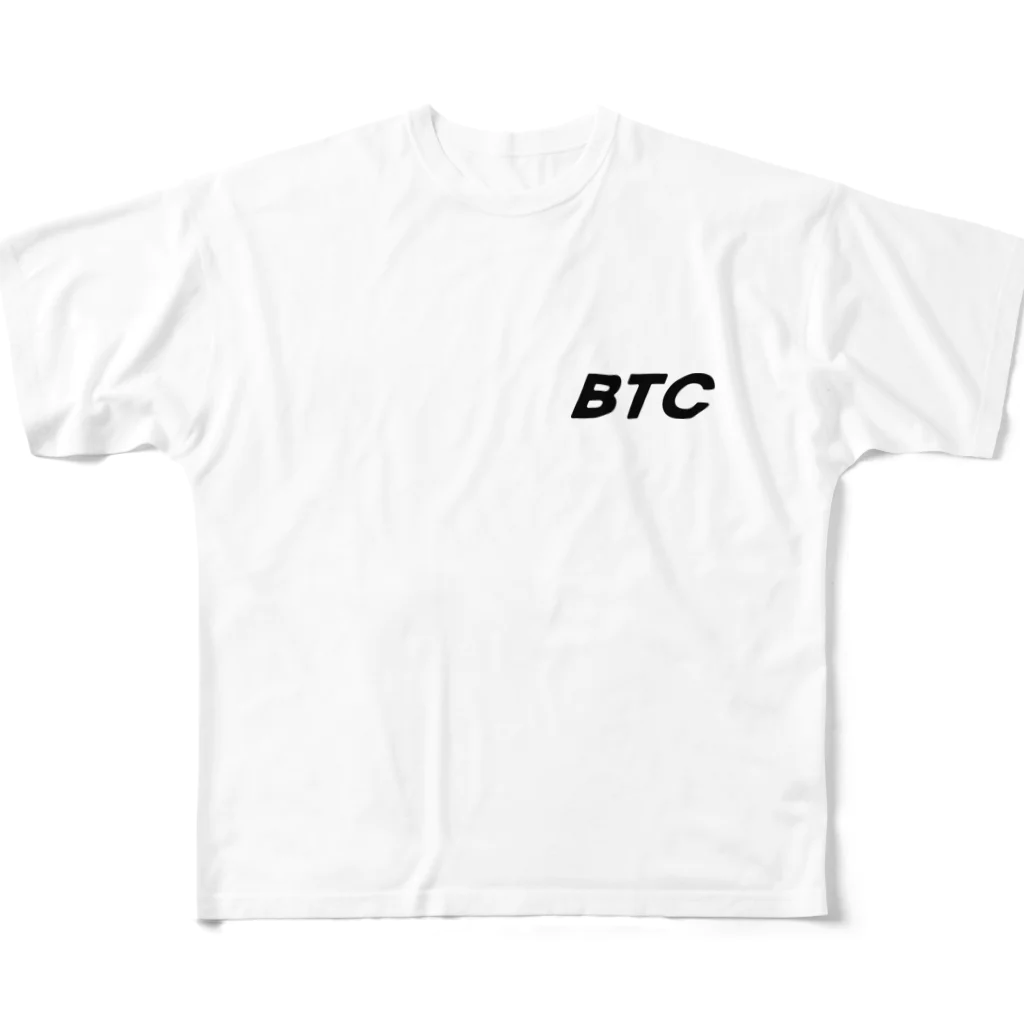 BTC_shopのBTC通貨コードベーシック All-Over Print T-Shirt