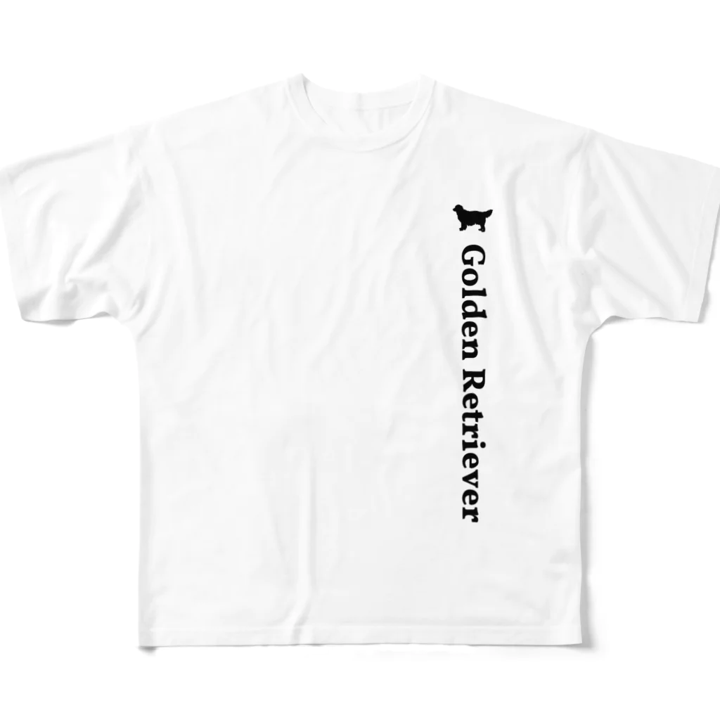 onehappinessのゴールデンレトリバー All-Over Print T-Shirt