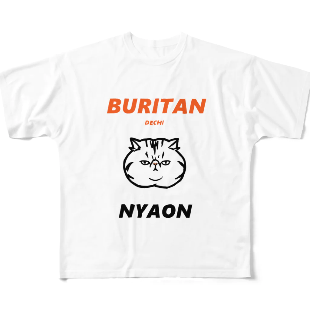 JYACOのBURITAN NYAON All-Over Print T-Shirt