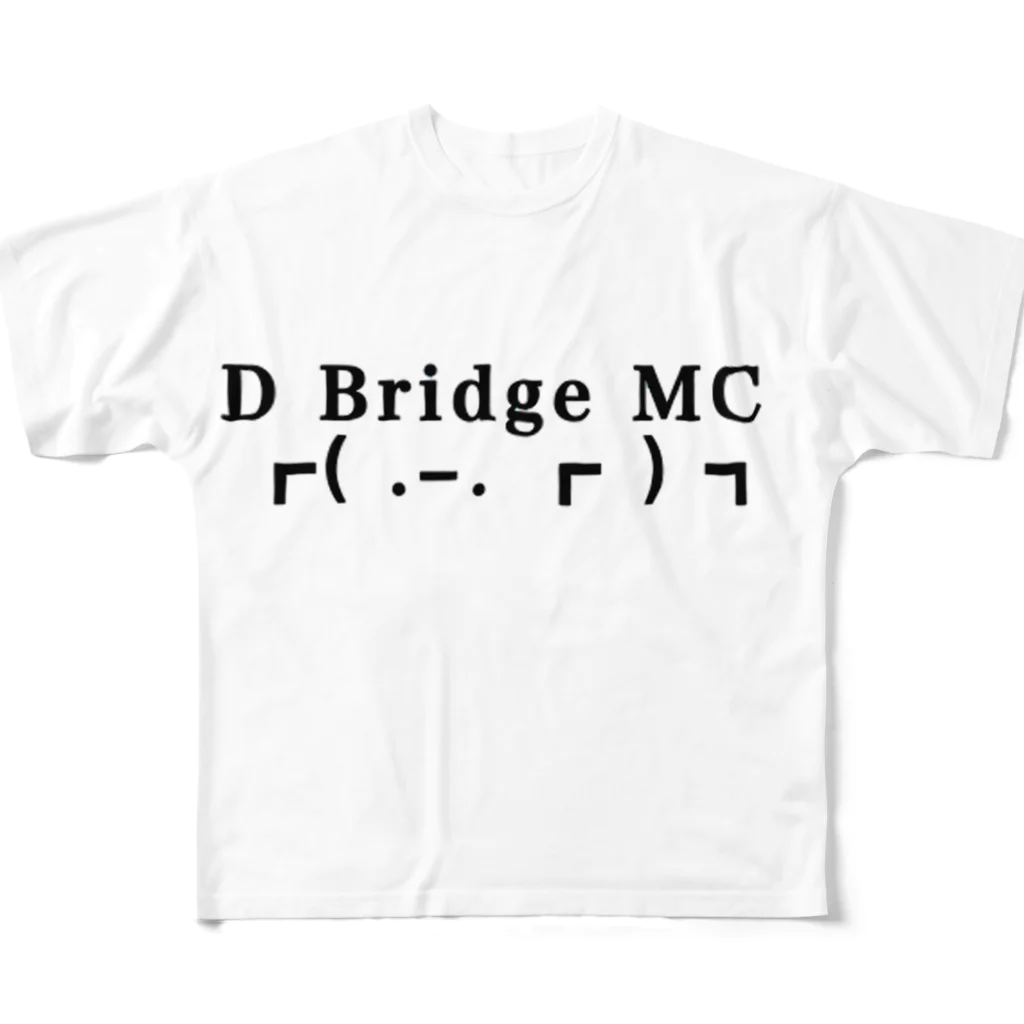 D Bridge MCのDBMCロゴ フルグラフィックTシャツ