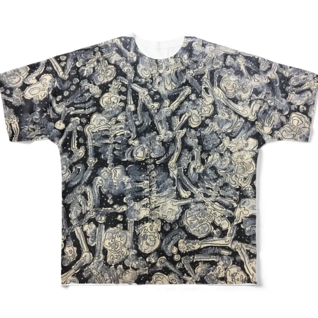 地獄閻魔堂の地獄のみやげ All-Over Print T-Shirt