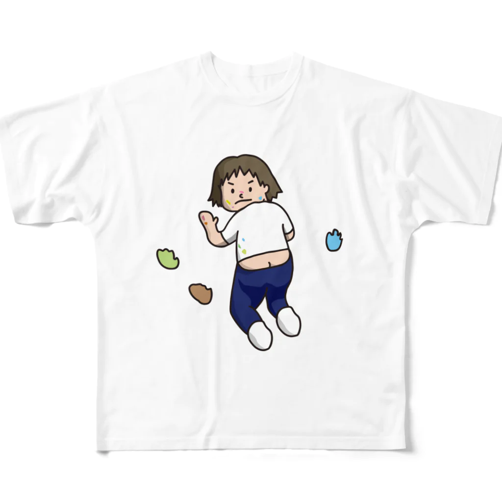 “SHOP”の悪い子 フルグラフィックTシャツ