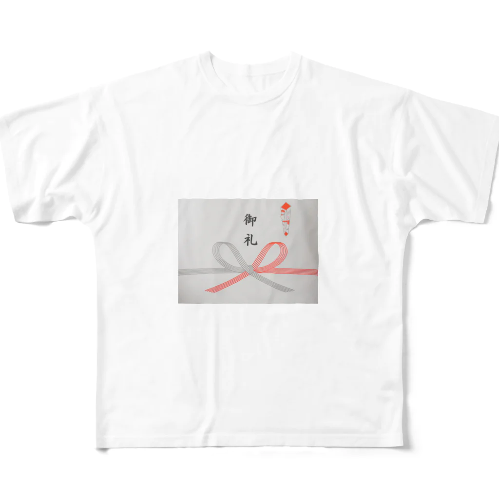 SAKURA スタイルの熨斗紙（のしがみ） All-Over Print T-Shirt