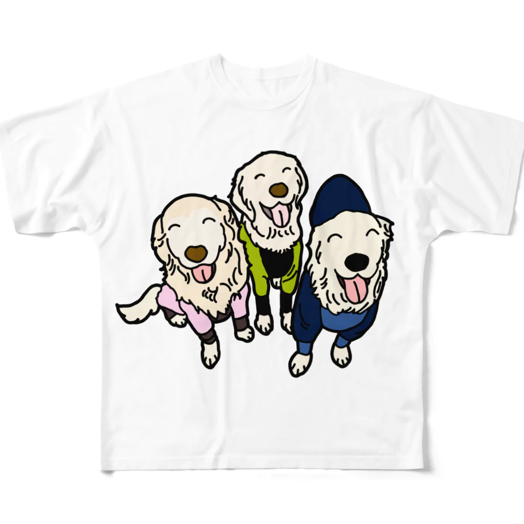 niconicotontonのうちの子1番☆〜サリーちゃん&すみれちゃん&六花ちゃん〜 All-Over Print T-Shirt