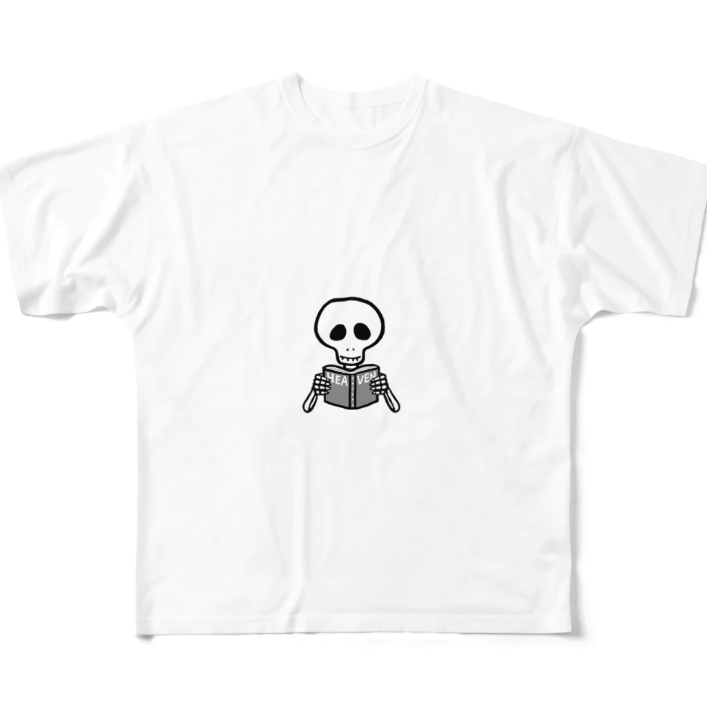 Scullmba(スカルンバ）のスカルンバ（読書） All-Over Print T-Shirt