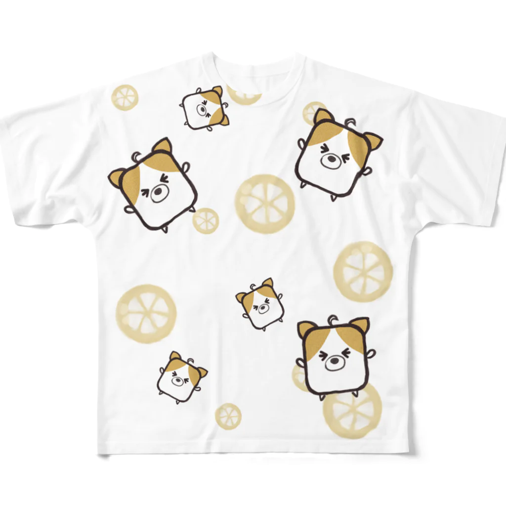 [公式]さむまるショップのブロックYuくん フルグラフィックTシャツ