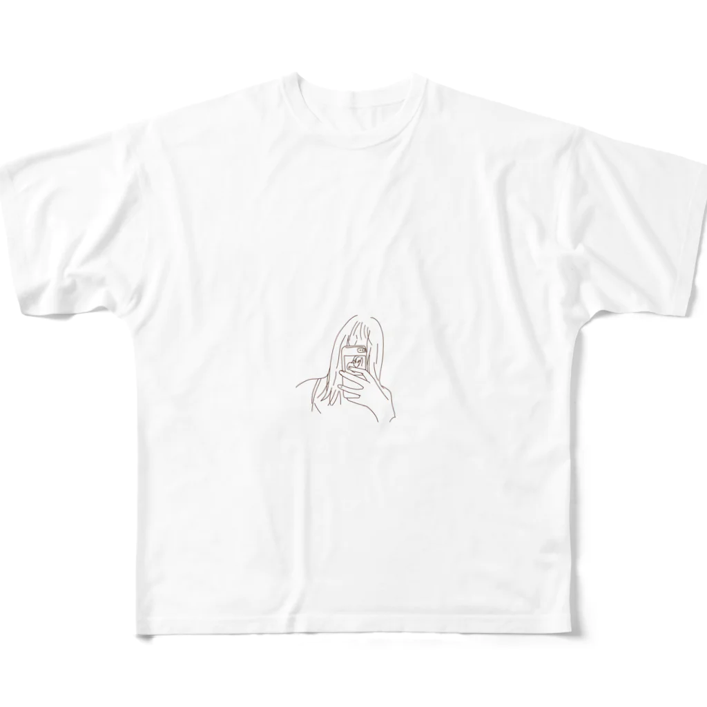 架空のいきものの風呂上がり（クリア） All-Over Print T-Shirt