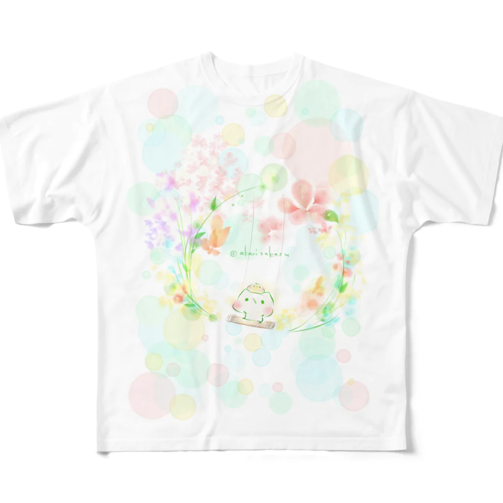 灯さかすのcolorfulましまろう All-Over Print T-Shirt