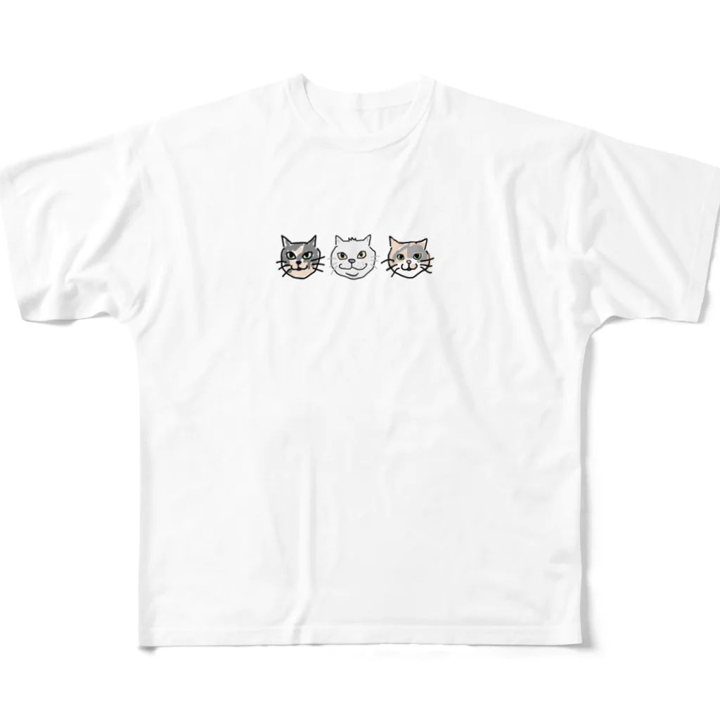 すのにのうちの三姉妹 All-Over Print T-Shirt