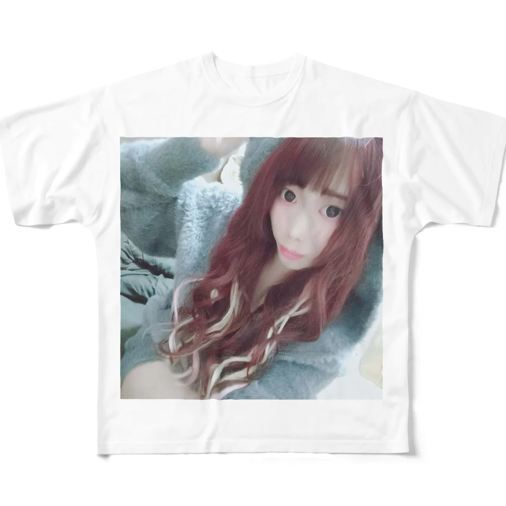 うさたんᕱ⑅ᕱ♥のうさ推し All-Over Print T-Shirt