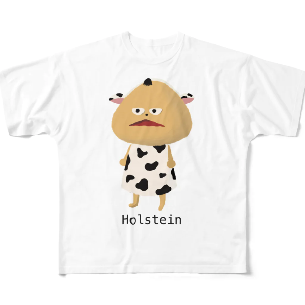 サハラ・ピのHolstein フルグラフィックTシャツ