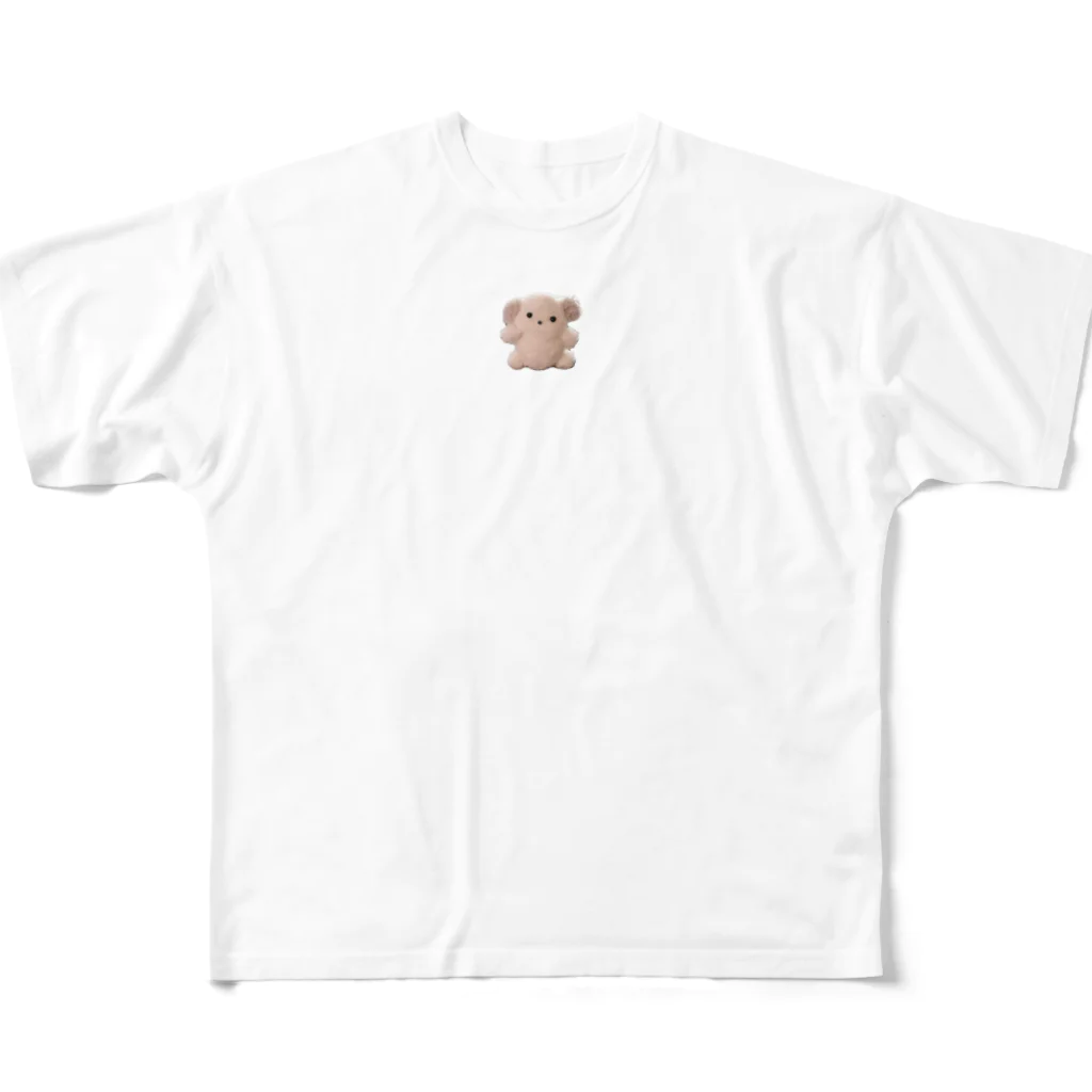 ふかふかのいぬごやのうちのいぬ　しょうめん フルグラフィックTシャツ