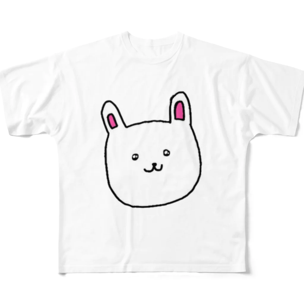 gumi_gumiのgumi_gumi うさちゃん All-Over Print T-Shirt