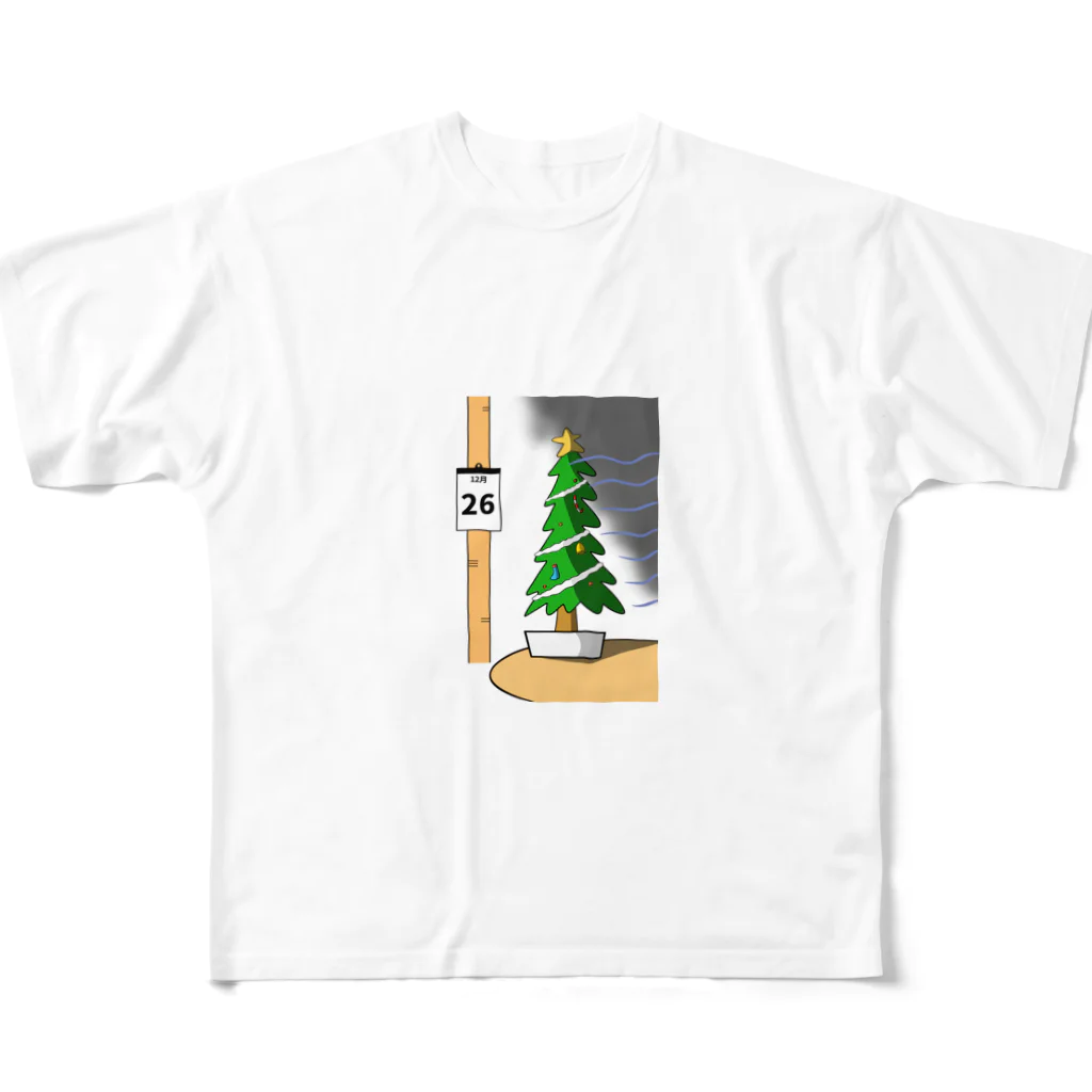 SAKURA スタイルのクリスマスの終わり All-Over Print T-Shirt