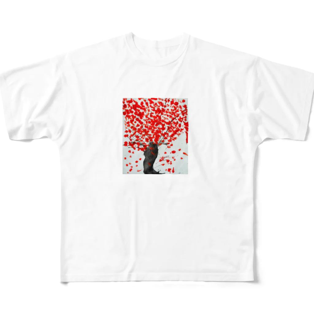 セントミサキの秋の木 All-Over Print T-Shirt