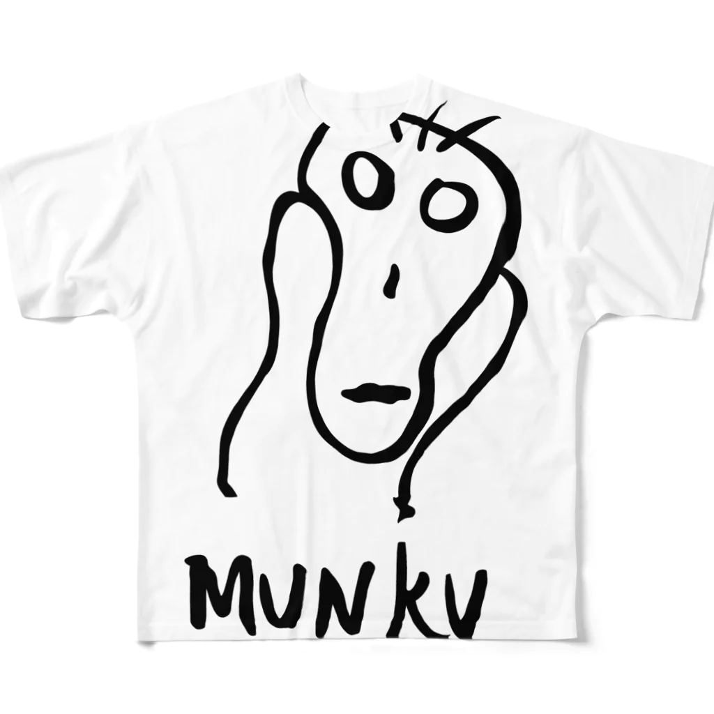 MUNKUのMUNKU フルグラフィックTシャツ