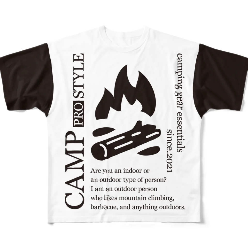 CAMP PRO STYLEのCAMP pro style フルグラフィックTシャツ