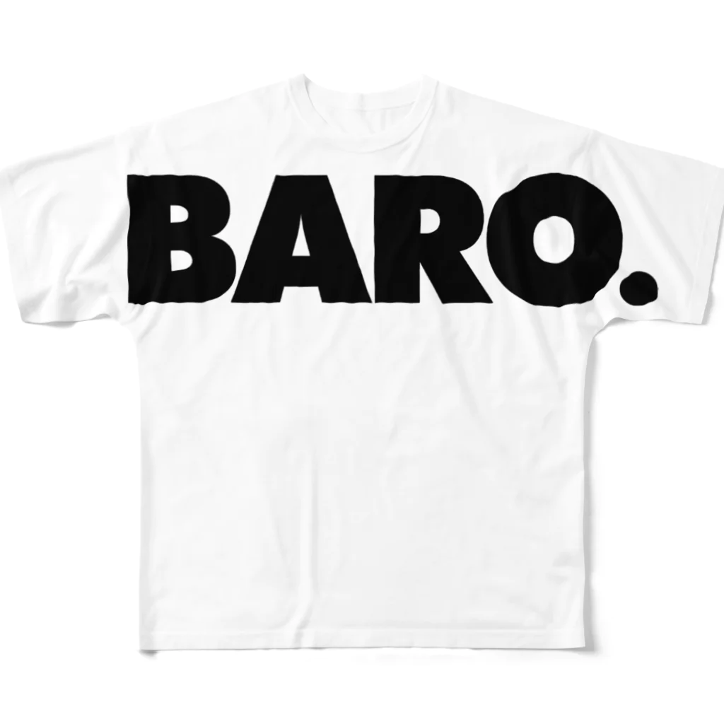 おもしろいTシャツ屋さんのBARO.　バーロー　馬鹿野郎　コナン フルグラフィックTシャツ