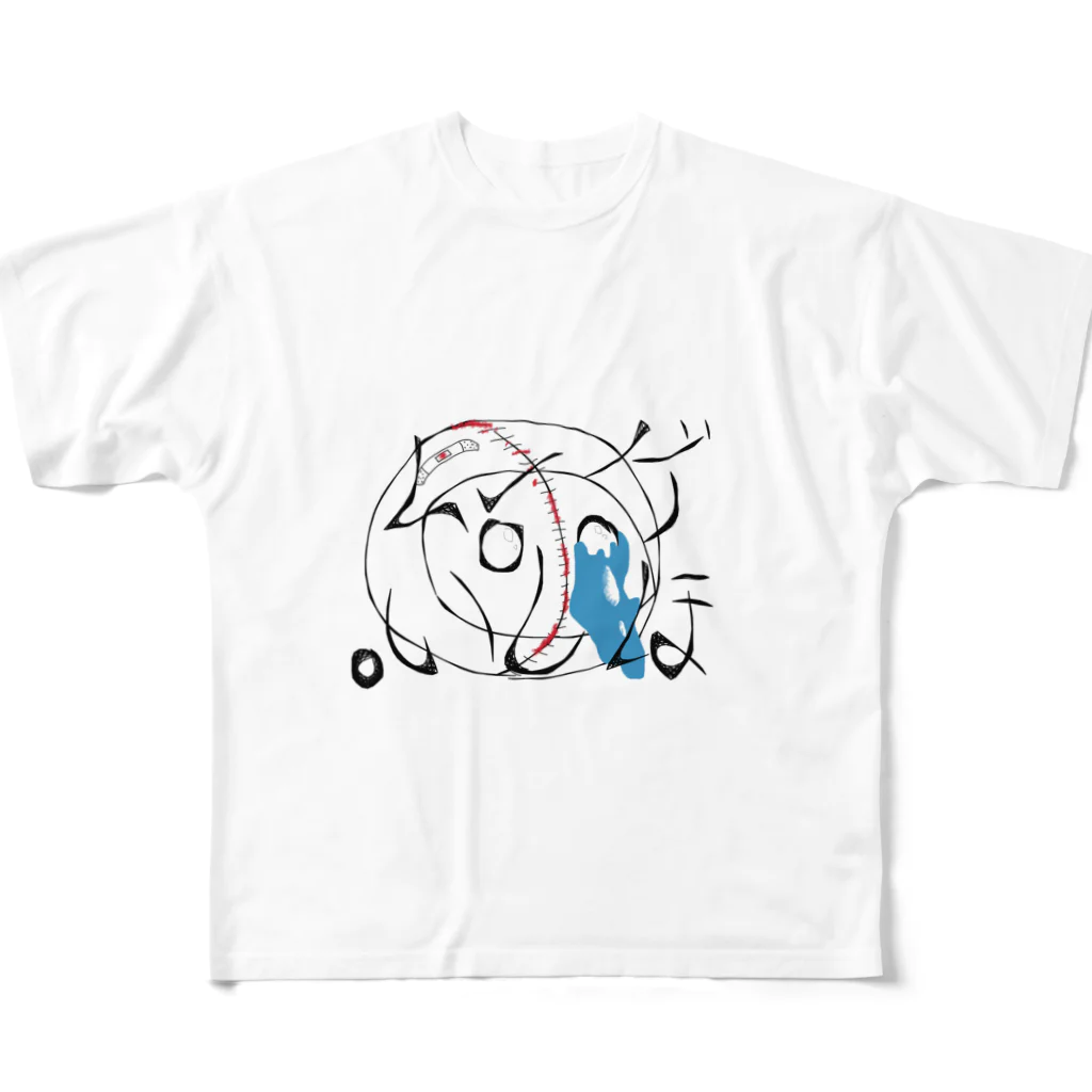 マジ文字ショップの言行相反 All-Over Print T-Shirt