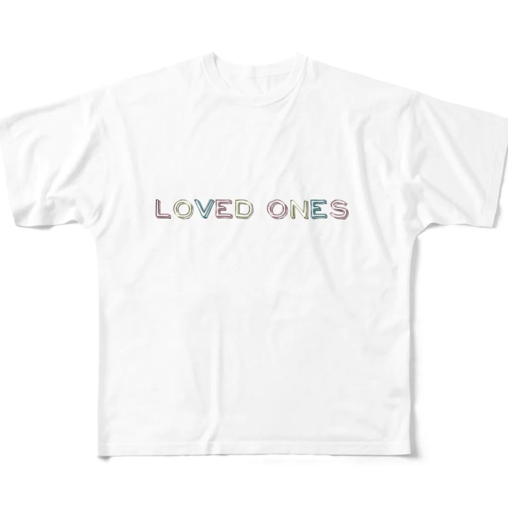 売れてる‼︎ウワサのデザイナー✴︎のLovedones  ラブ　ワン All-Over Print T-Shirt