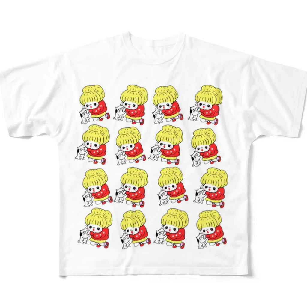 福ハナ夫（フクハナ商店）公式のバアバちゃん All-Over Print T-Shirt