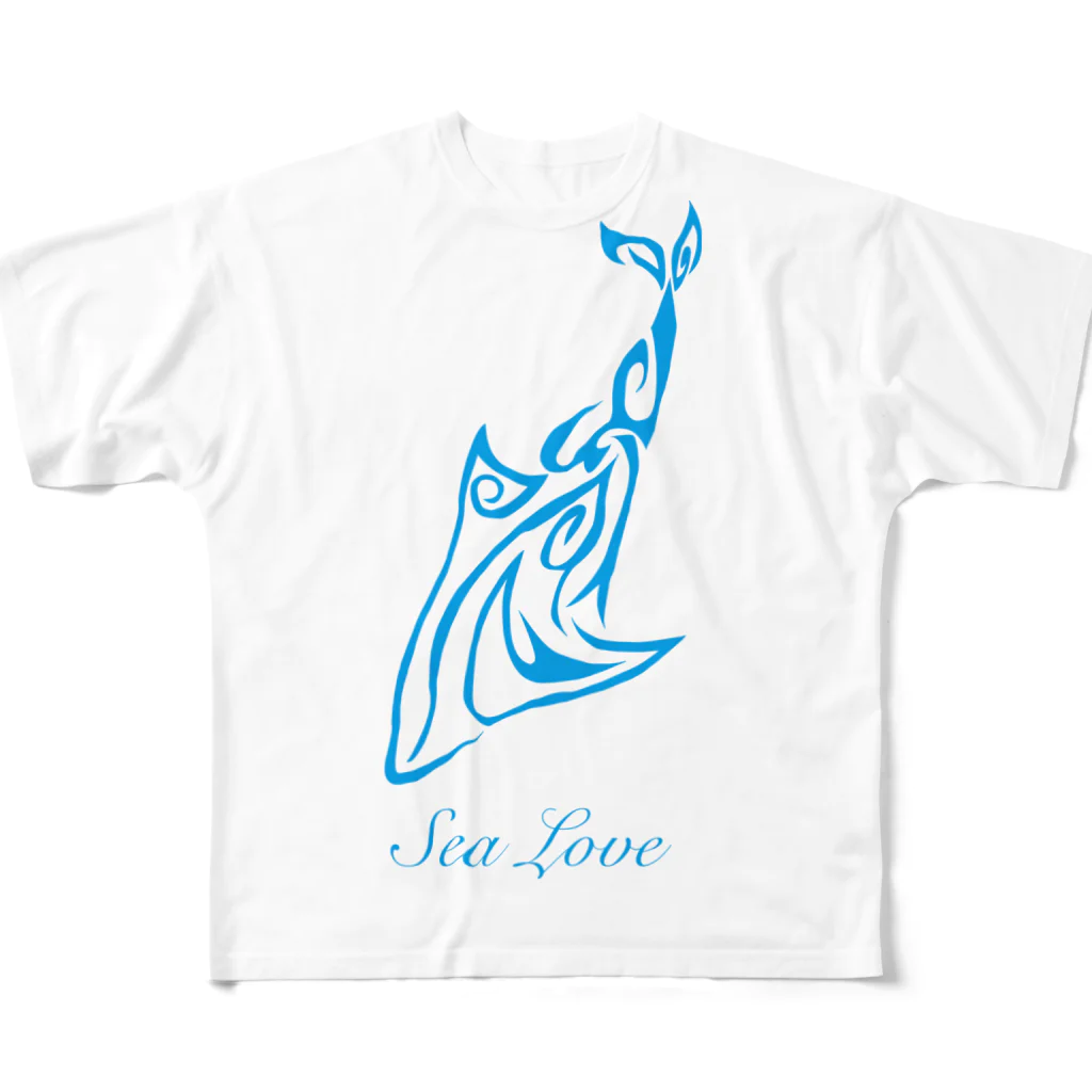 ShoyaのSea Love All-Over Print T-Shirt